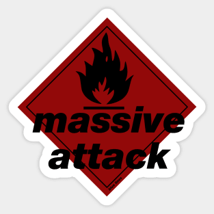 Massive Attack Fan Art Sticker